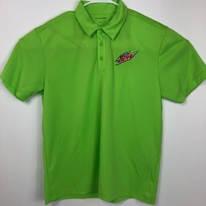 Green do the Dew Mountain Dew Polo shirt